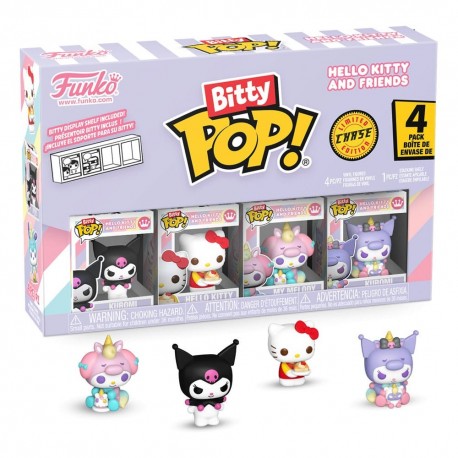 Pack de 4 Figuras Hello Kitty and Friends Bitty POP!