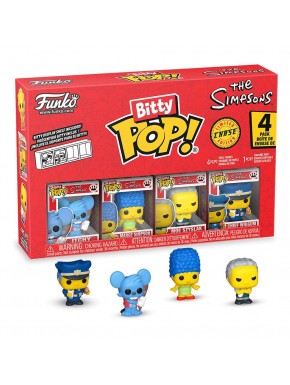Pack de 4 figuras Bitty POP! de Los Simpson