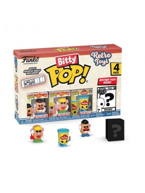 Pack de 4 figuras Bitty POP! Mr. Potato Head con funda protectora