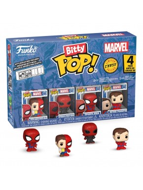 Pack de 4 figuras de Spider-Man Bitty POP! Vinyl