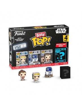 Pack de 4 figuras Bitty POP! Star Wars, Luke y R2-D2