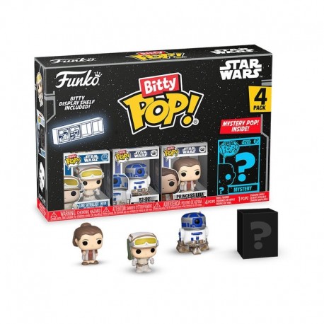 Pack de 4 figuras Bitty POP! Star Wars, Luke e R2-D2