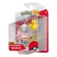 Figuras Pokémon Pikachu, Litwick y Slowpoke de 5 cm