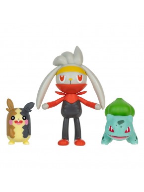Pokémon figuras Morpeko, Bulbasaur y Raboot 5 cm