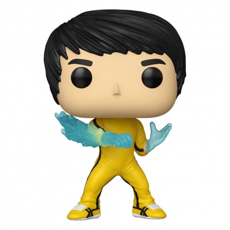 Figura de vinilo POP! de Bruce Lee en traje amarillo
