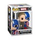Figura de Captain America y Steve Rogers de Funko POP.