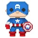 Figura Marvel POP! 8-Bit Vinyl Captain America 9 cm