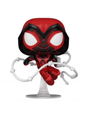 Figura de vinilo de Miles Morales en traje rojo de Spider-Man