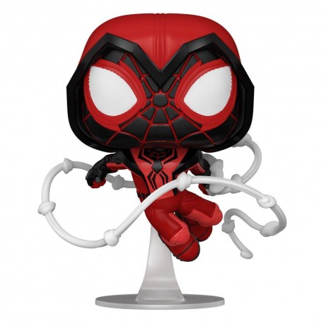 Figura de vinilo de Miles Morales en traje rojo de Spider-Man