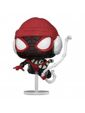 Figura POP de Miles Morales en traje de invierno