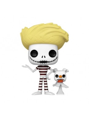 Figura de Jack Skellington y Zero en la playa de Funko