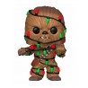 Star Wars POP! Vinyl Cabezón Holiday Chewbacca com Luzes 9 cm