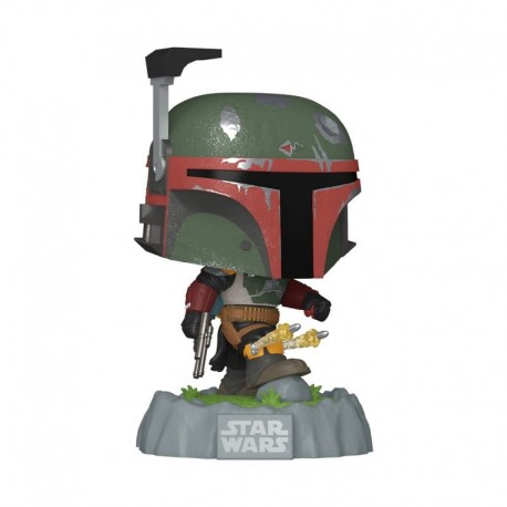 Figura de vinilo Boba Fett con cohetes de Star Wars 9 cm