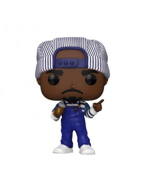 Figura Funko POP! Tupac Shakur 90's con gorra y mono azul