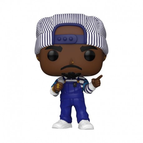 Figura Funko POP! Tupac Shakur 90's con gorra y mono azul