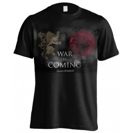 Camiseta War Is Coming Juego de Tronos