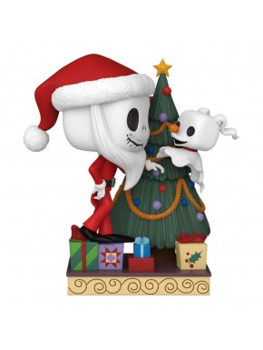 Figura POP de Jack y Zero con árbol navideño