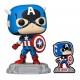 Figura Funko POP! Capitán América con pin de 9 cm