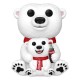 Figura de vinilo oso polar Coca-Cola con cachorro 9 cm