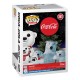 Figura de vinilo oso polar Coca-Cola con cachorro 9 cm
