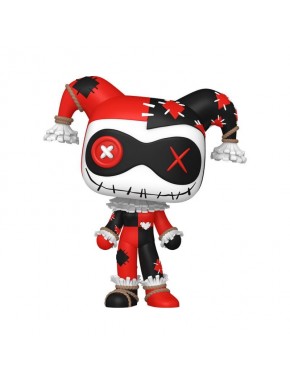 Figura Funko POP Patchwork Harley Quinn en vinilo de 9 cm