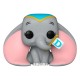 Figurine en vinyle de Dumbo POP! Disney avec drapeau