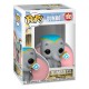 Figurine en vinyle de Dumbo POP! Disney avec drapeau