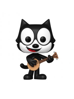 Figura POP El Gato Félix sosteniendo un banjo