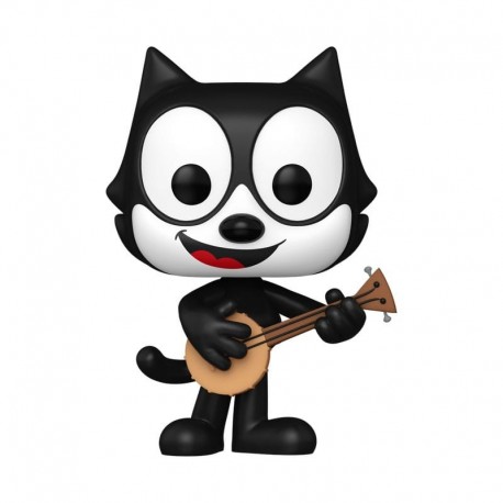 Figura POP Félix, o Gato segurando um banjo