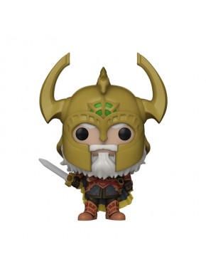 Figura POP! Helm Hammerhand con casco dorado