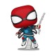 Figura POP! Vinyl Proto Suit Spider-Man con máscara roja y traje azul