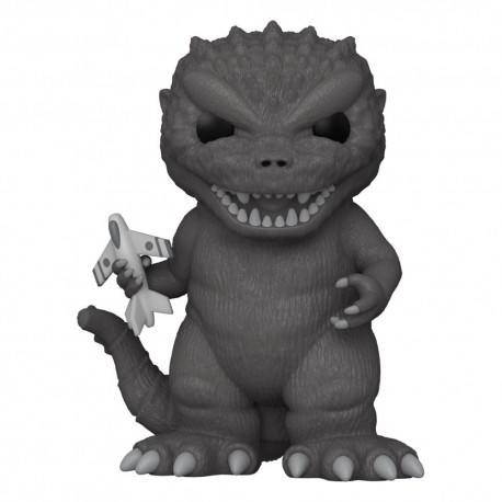 Figura Funko POP! Godzilla 1954 gris con avión en mano