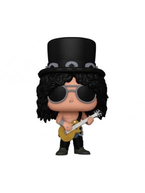 Figura de vinilo de Slash de Guns N' Roses, sombrero y guitarra.