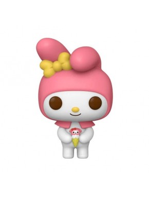 Figura POP de Hello Kitty My Melody en rosa sosteniendo helado