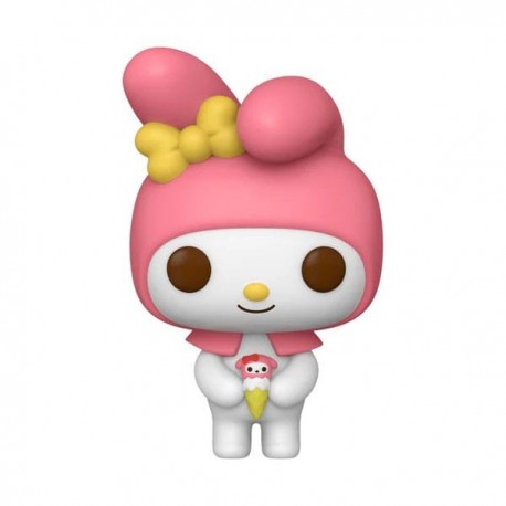 Figura POP de Hello Kitty My Melody en rosa sosteniendo helado