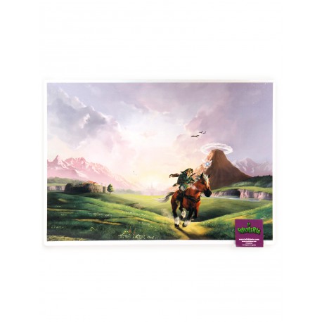 Poster metal Zelda landscape