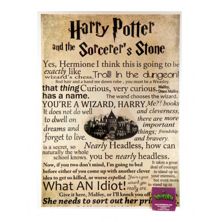 Poster metal Harry Potter