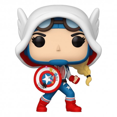 Figura Funko POP! Cap-Gwen Marvel 9 cm