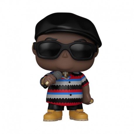 Figurine en vinyle de Notorious B.I.G avec chapeau et lunettes