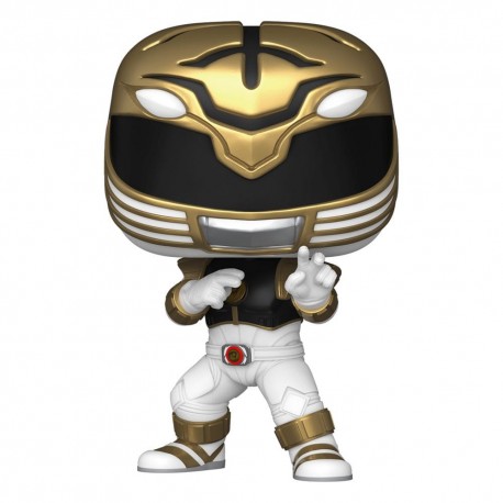 Figura de vinilo White Ranger de Power Rangers 9 cm