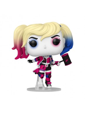 Figura POP! de Harley Quinn con colores del orgullo