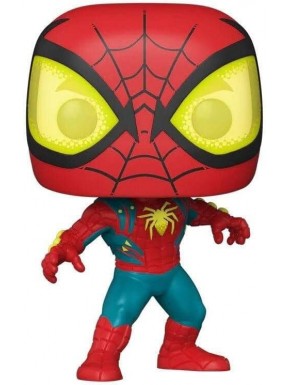 Figura POP! de Spider-Man con traje Oscorp 9 cm