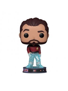 Figura POP! Plus de Star Trek Riker en vinilo con efecto brillo