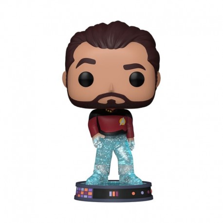 Figura POP! Plus de Star Trek Riker en vinilo con efecto brillo