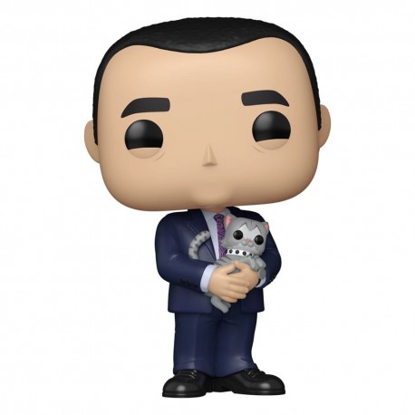 Figura de vinilo Louis Litt con gato de Suits de 9 cm