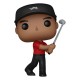 Figura de vinilo de Tiger Woods en swing, camiseta roja