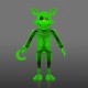 Figura Radioactive Foxy 13 cm de Five Nights at Freddy's
