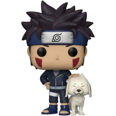Figurine Funko POP! Naruto Kiba avec Akamaru