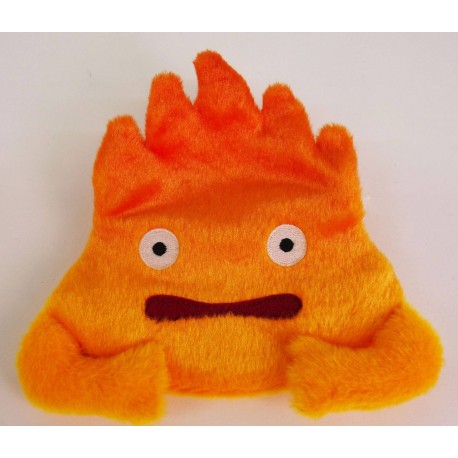 Llavero monedero de peluche Calcifer 12 cm de El castillo ambulante