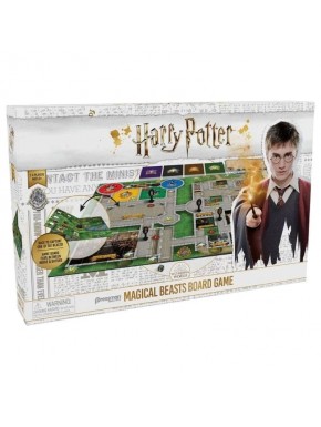 Juego de mesa Harry Potter Magical Beasts caja y tablero.